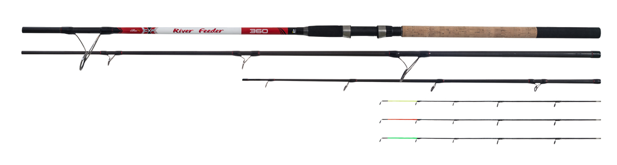 Lansetă Carp Expert River Feeder 3.90m/120-250g, 3+3buc