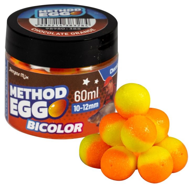 MOMEALĂ CRITIC ECHILIBRATĂ BENZAR MIX METHOD EGG BICOLOR CIOCOLATĂ PORTOCALĂ 10-12MM