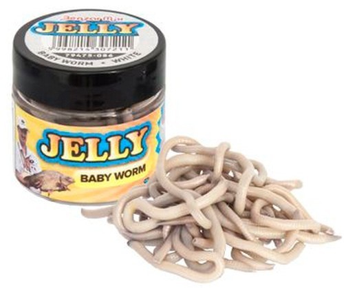 RÂME ARTIFICIALE  BENZAR JELLY BAITS BABY WORM ALB 30ML/CUTIE