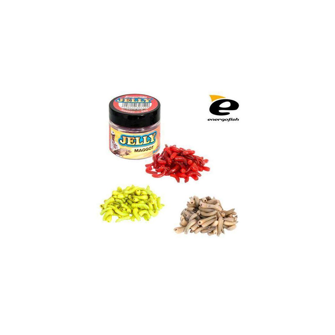 VIERMUȘI ARTIFICIALI  BENZAR JELLY BAITS MAGGOT ROȘU 30ML/CUTIE