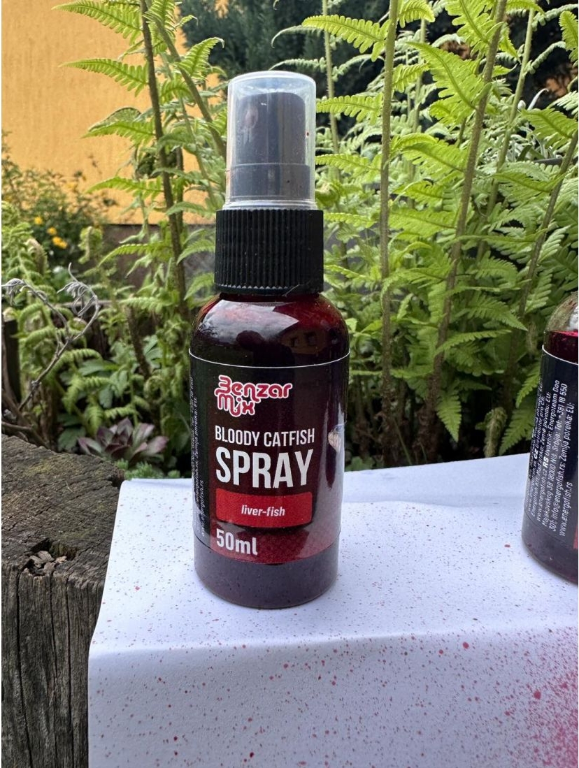 Spray Somn Benzar Mix Bloody Catfish Spray, Liver-Fish, 50ml