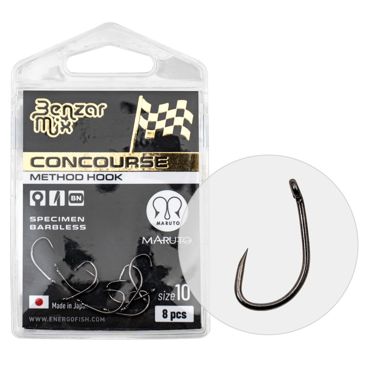 CÂRLIGE BENZAR MIX CONCOURSE METHOD SPECIMEN BARBLESS NR.10 8BUC/PLIC