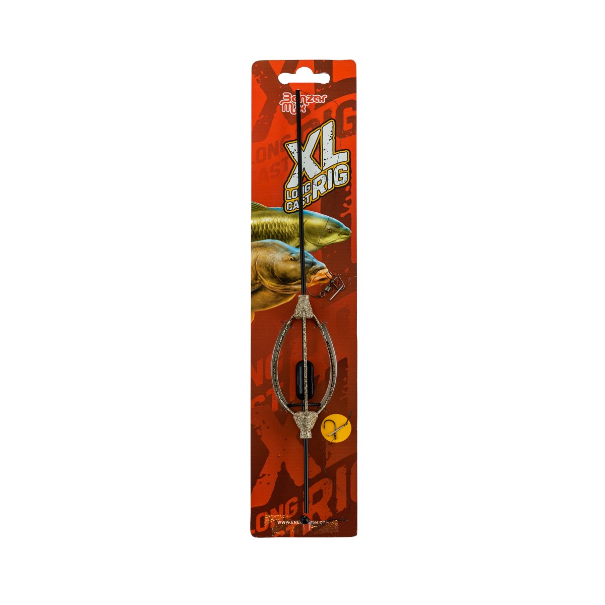 Montură Benzar Mix Rapid XL Longcast Rig 25g + lest detașabil 20g, Spin Momeală 10mm, Nr.6