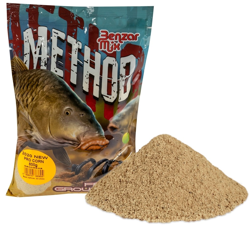 GROUNDBAIT PORUMB NATUR METHOD PRO BENZAR MIX 800g