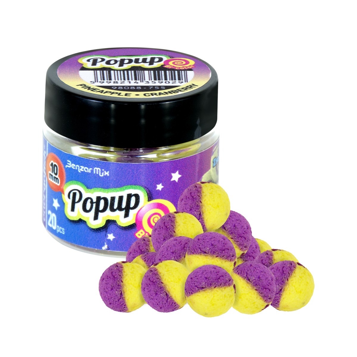 POP UP BENZAR MIX BICOLOR METHOD POP UP ANANAS AFINE 10mm