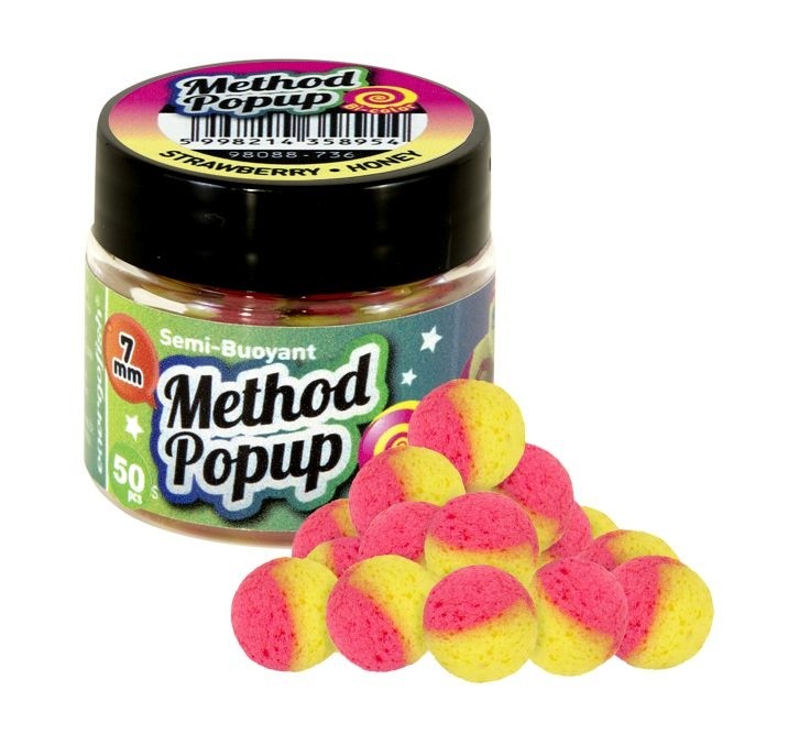 POP UP BENZAR MIX BICOLOR METHOD POP UP CĂPȘUNI MIERE 7MM