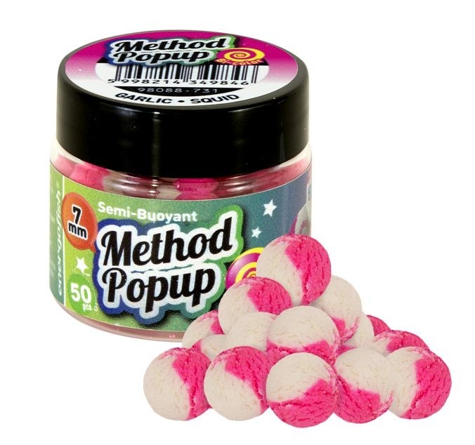 POP UP BENZAR MIX BICOLOR METHOD POP UP USTUROI CALAMAR 7MM
