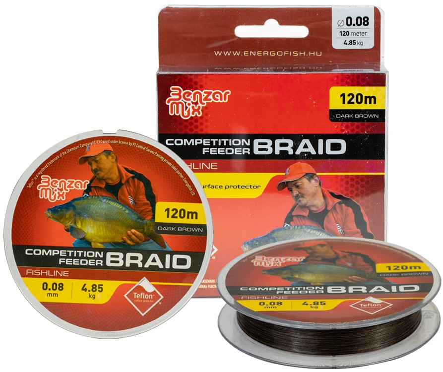 FIR TEXTIL BENZAR COMPETITION FEEDER BRAID 0.12MM, 120M