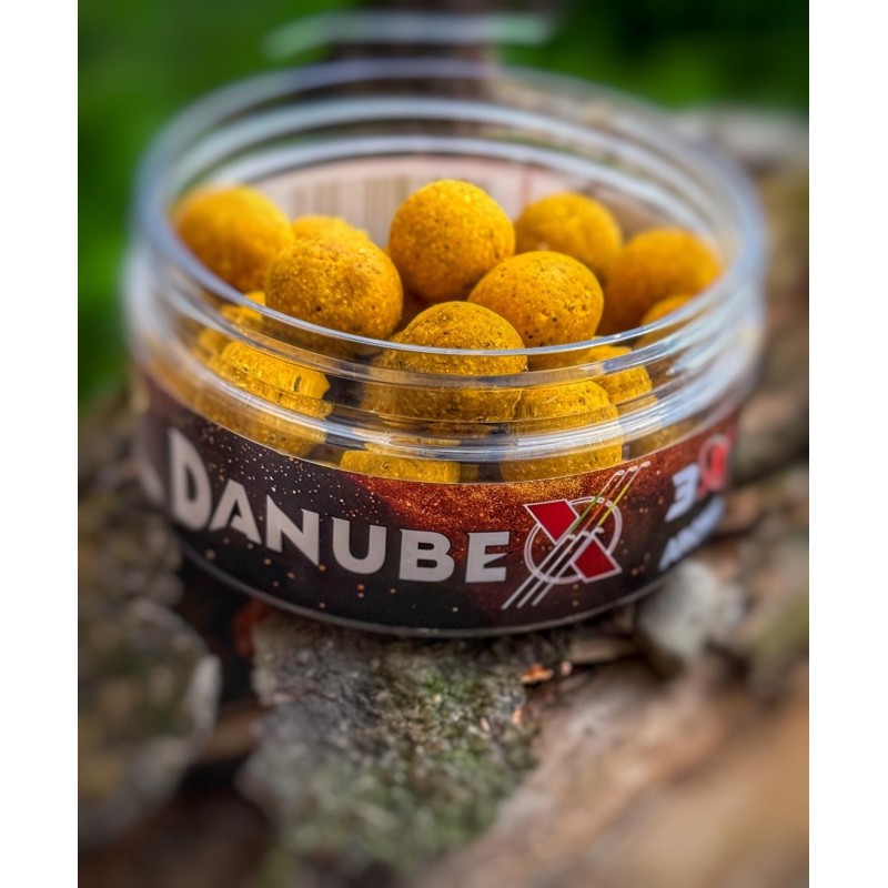 Boilies de cârlig solubil FeederX Wild Carp DanubeX, Usturoi, 20mm/200g