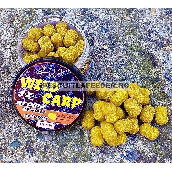 Pelete solubile FeederX Wild Carp 3x Aroma 10mm/70gr