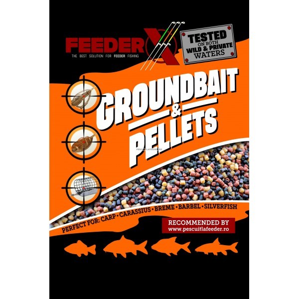 Pelete FeederX Super Mix 2mm 800gr