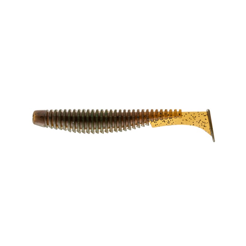 Shad Fast Strike Down Shad Motor Oil Pepper, 9cm, 10buc/plic
