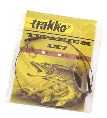 Strună Trakko Titanium 1x7/30cm, 0.43mm/30lbs/14kg, 1buc
