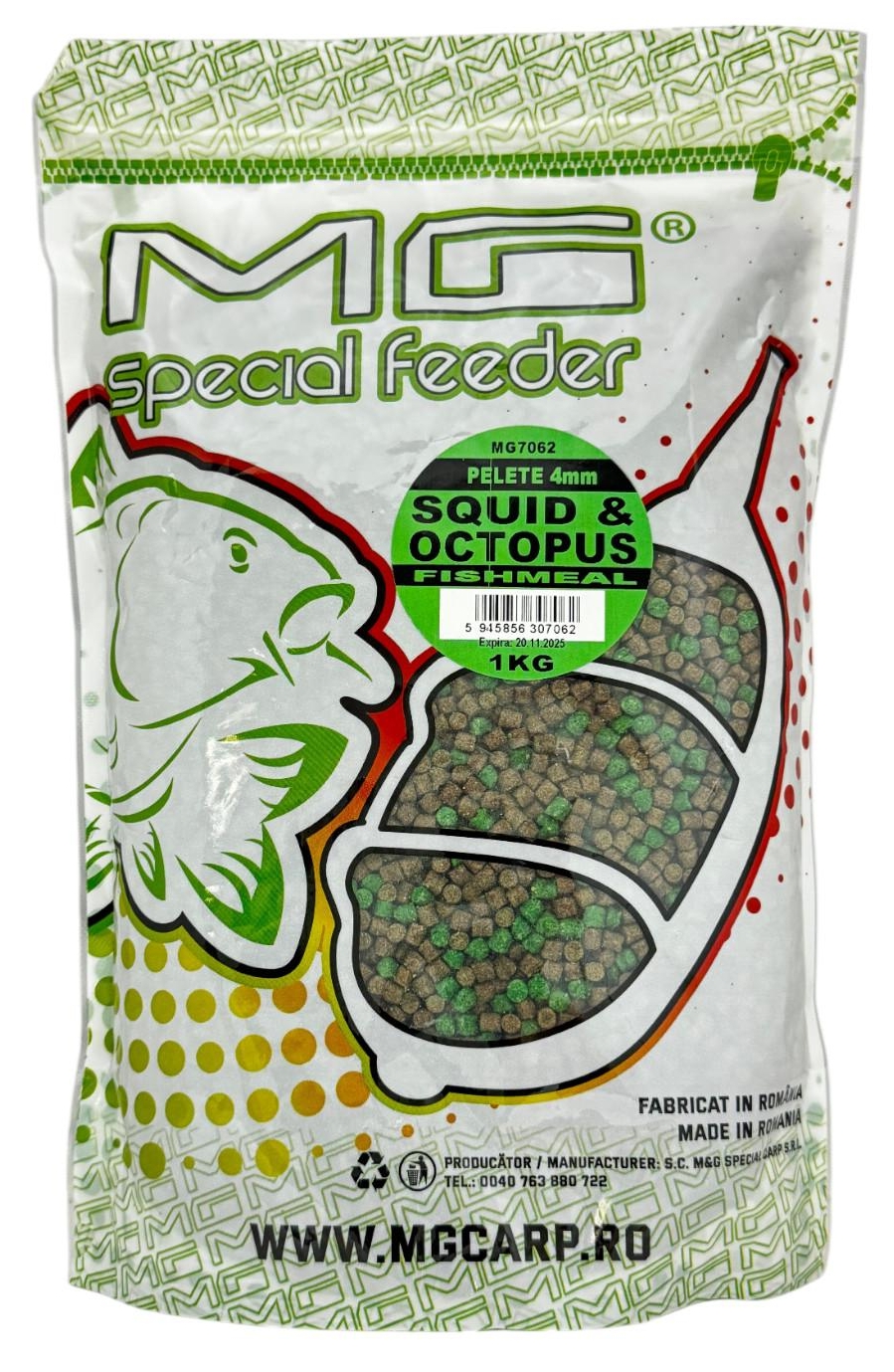 Pelete MG Special Carp Squid & Octopus, 4mm, 1kg