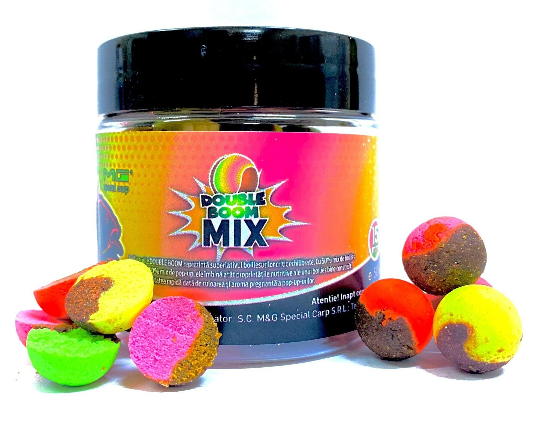 Boilies MG Special Carp 50/50 Double Boom Mix, 15mm, 50g