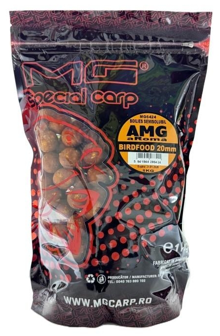 Boilies semisolubil MG Special Carp AMG aRoma, 20mm, 1kg