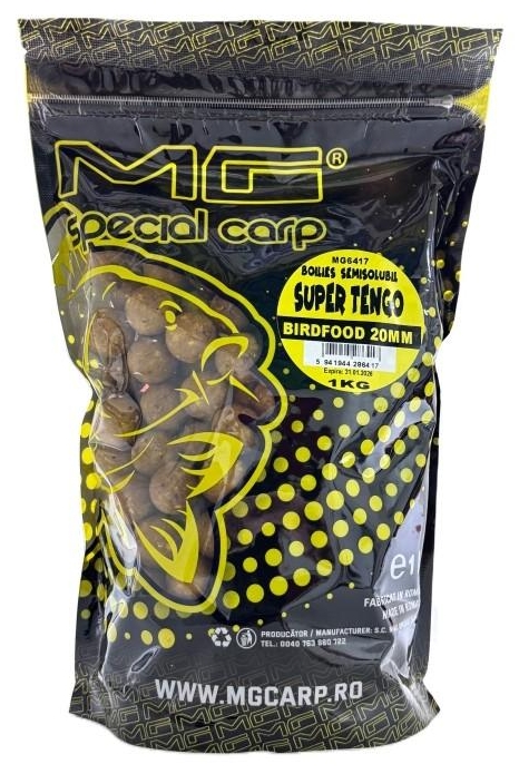 Boilies semisolubil MG Special Carp Super Tengo, 20mm, 1kg