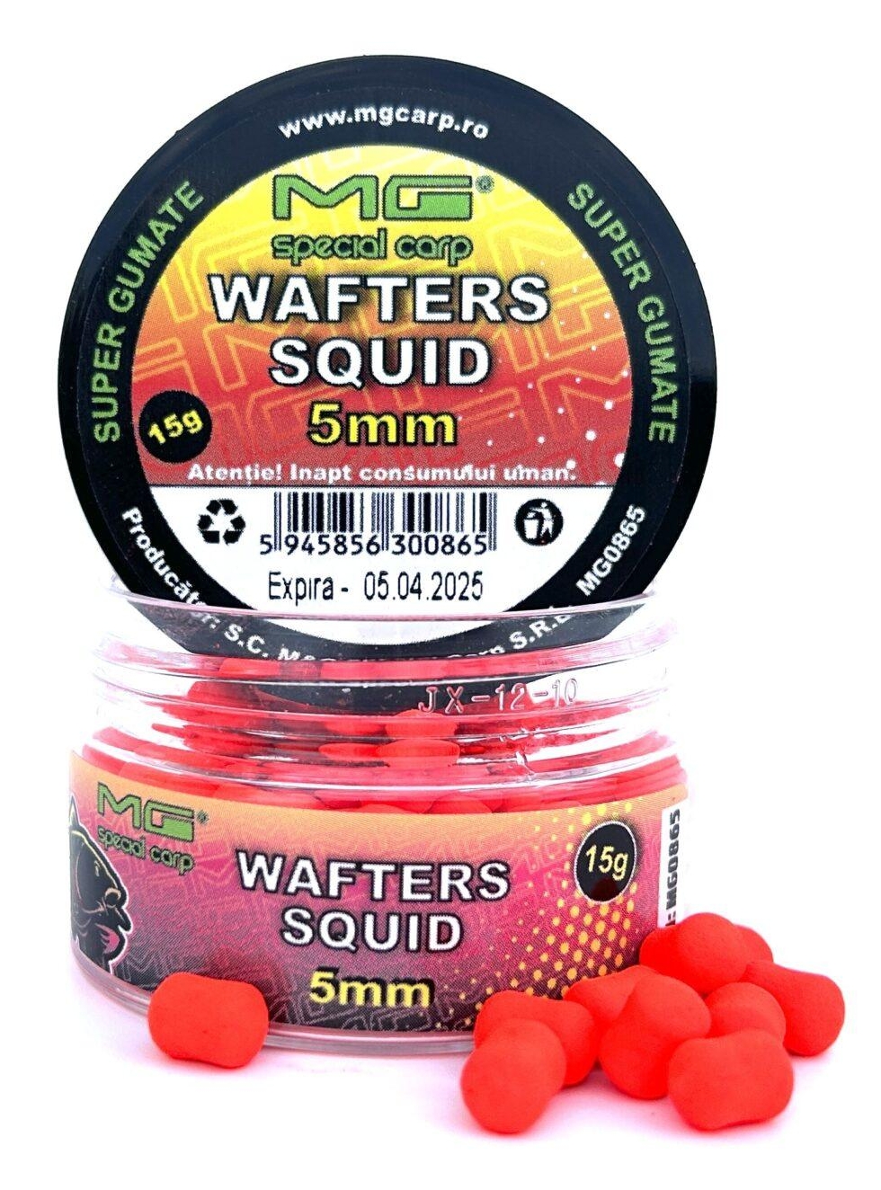 Wafters MG Special Carp Dumbell Squid, 5mm, 15g