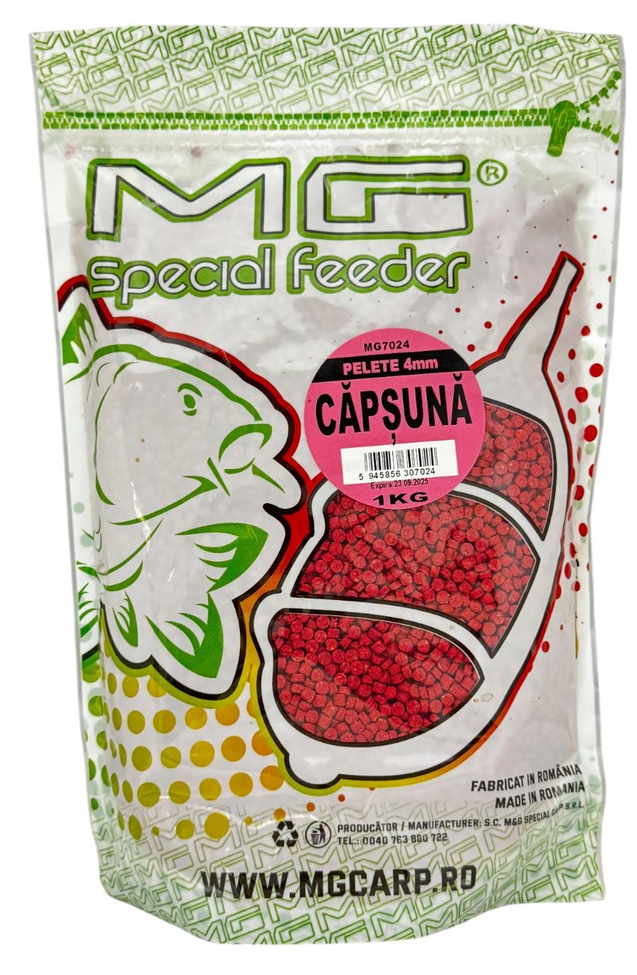 Pelete MG Special Carp Căpșună, 4mm, 1kg