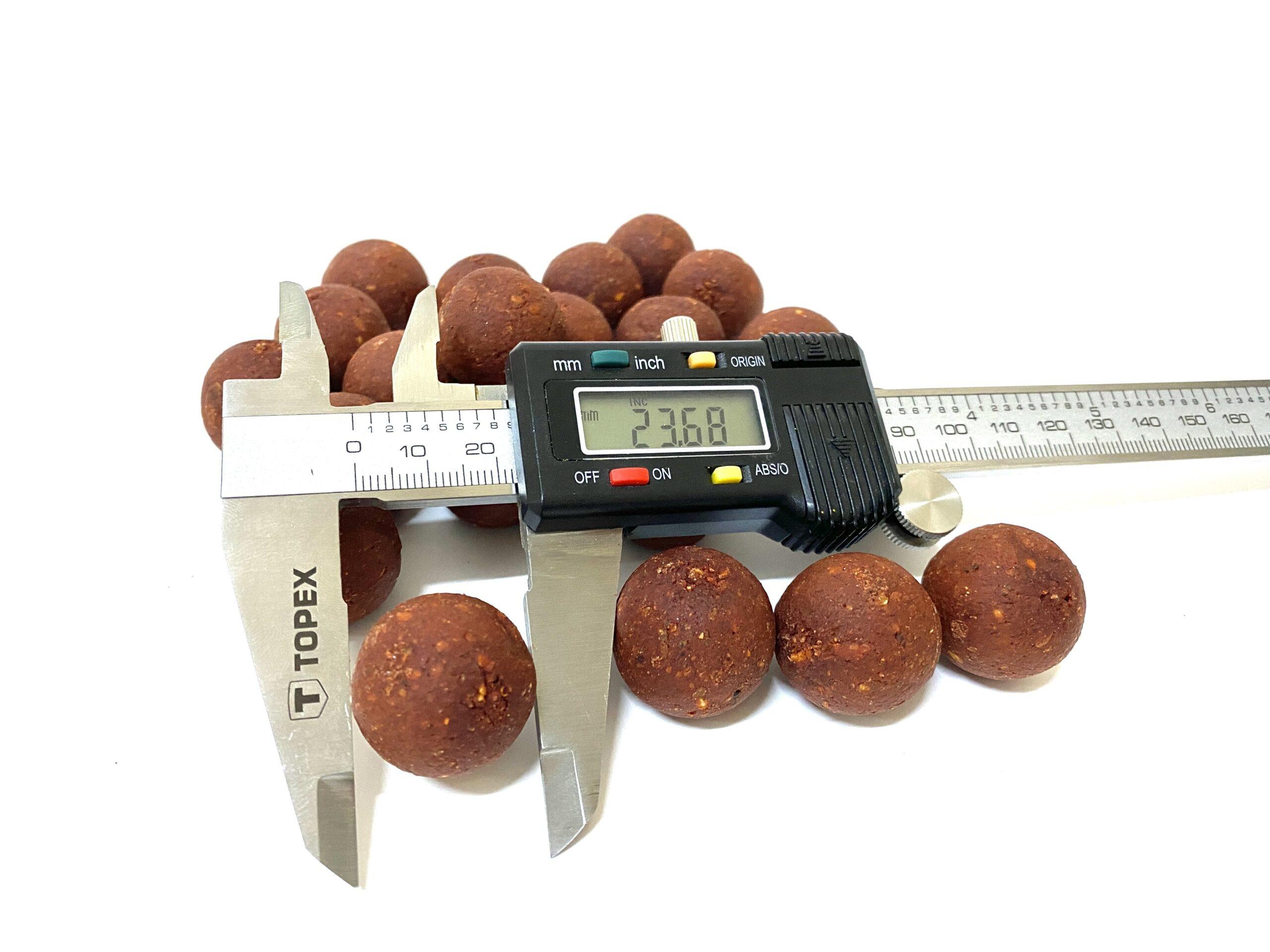 Boilies semisolubil MG Special Carp Squid & Căpșună, 24mm, 1kg