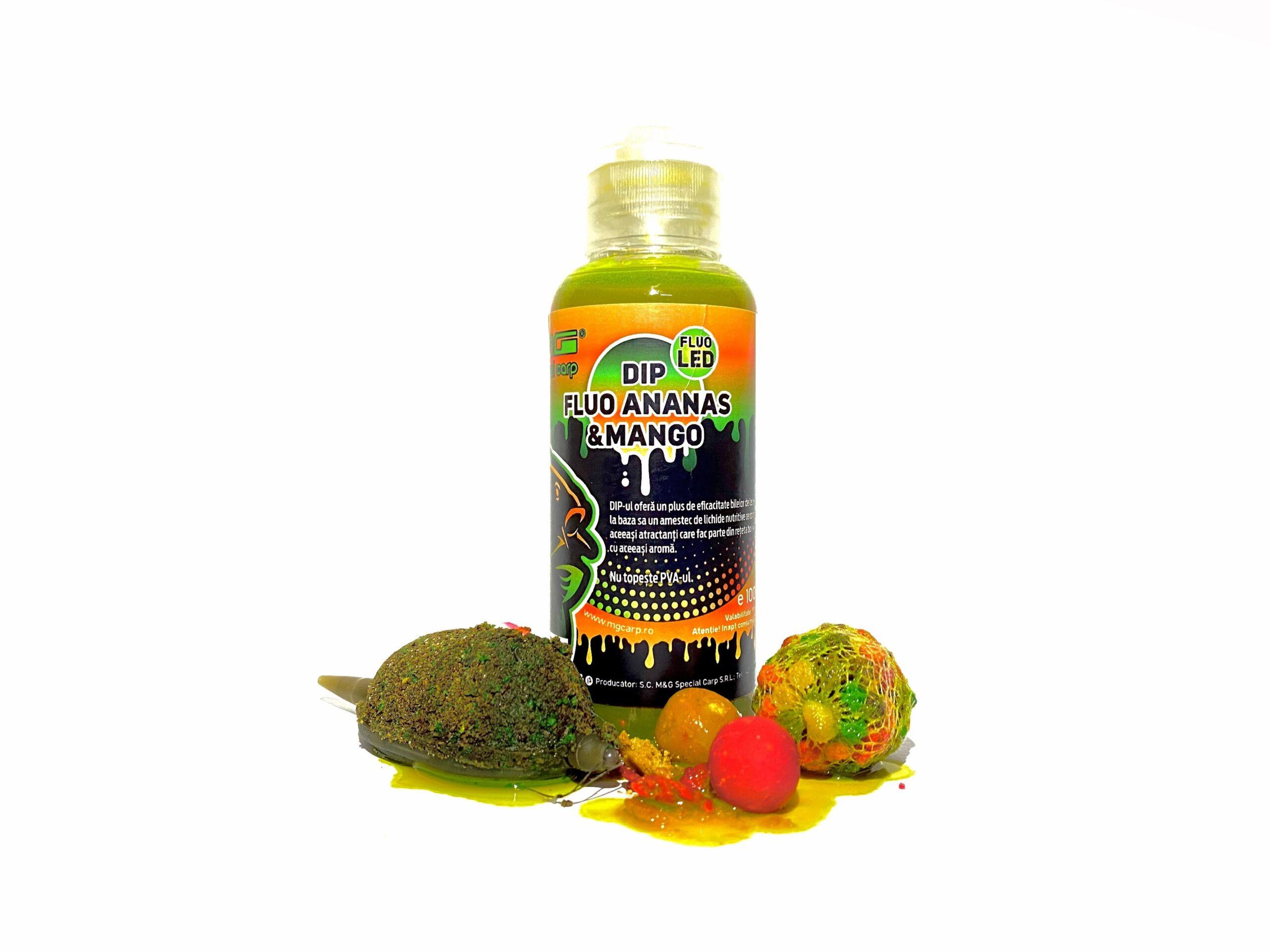 Dip MG Special Carp Fluo LED Ananas & Mango, 100ml
