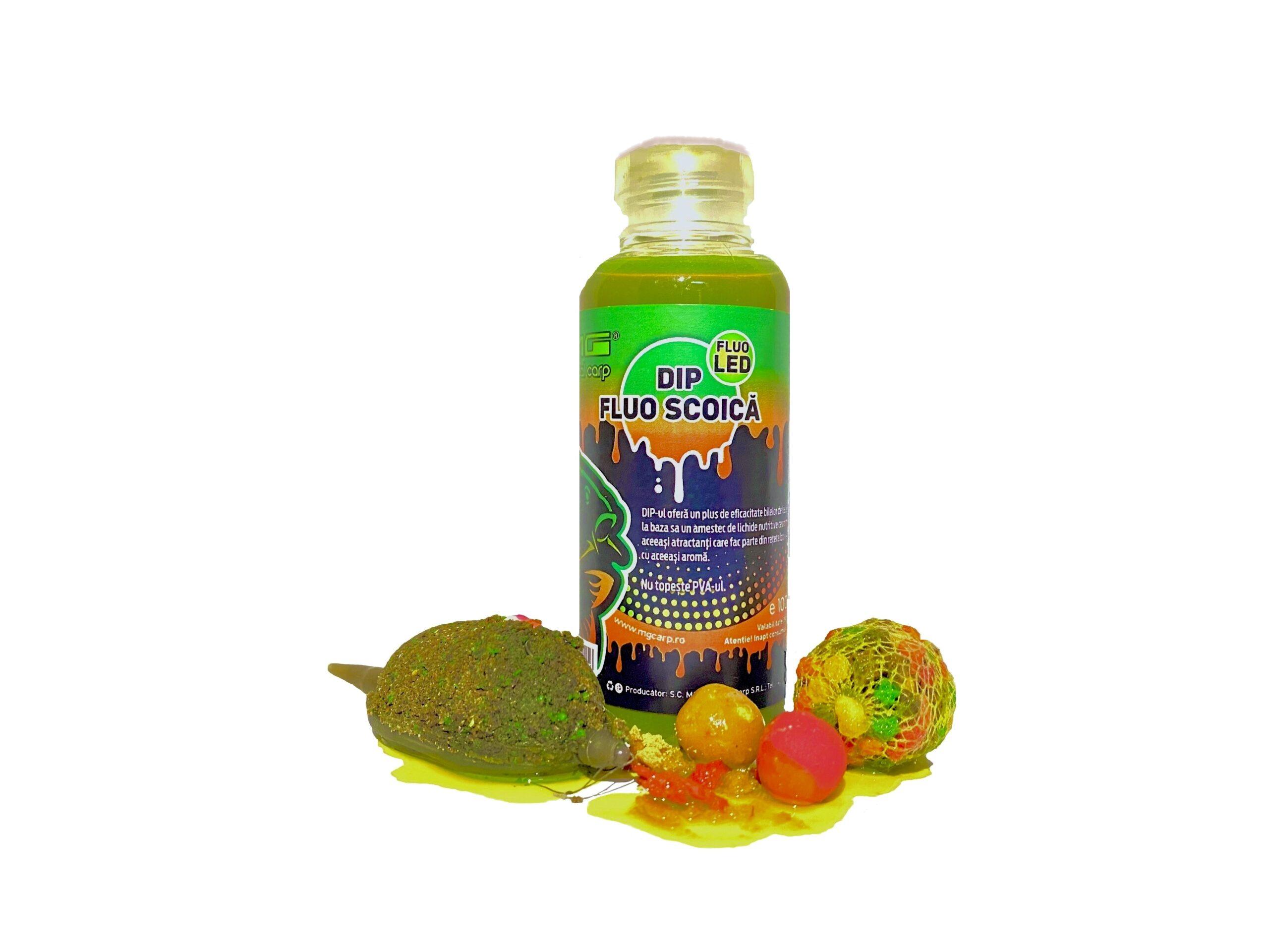 Dip MG Special Carp Fluo LED Scoică, 100ml