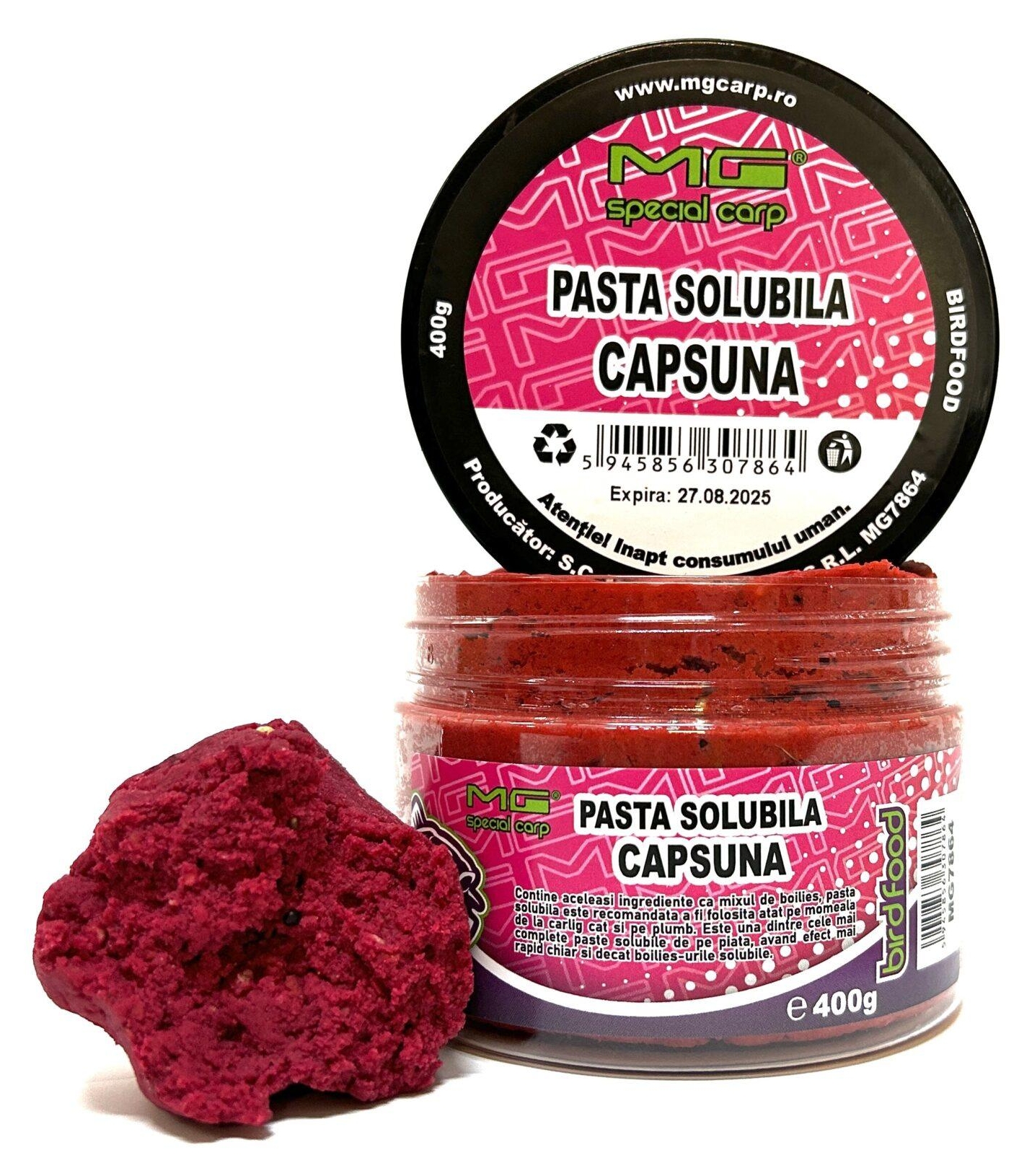 Pastă solubilă MG Carp Special Căpșună, 400g