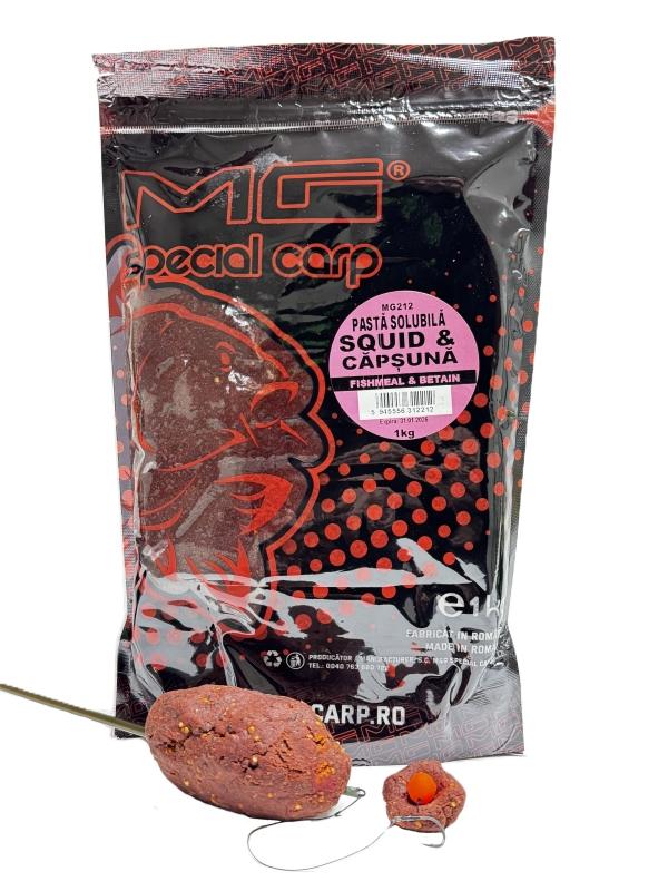 Pastă solubilă MG Special Carp Fishmeal, Squid & Căpșună, 1kg
