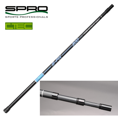 Mâner minciog Spro C-Tec S-Fix Handle Tele, 2m