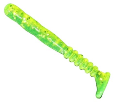Shad Reins Rockvibe Shad, Chartreuse Silver Glitter, 3cm, 18buc/plic
