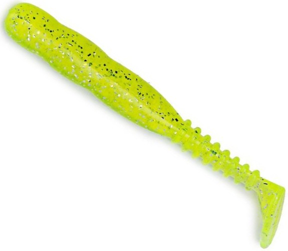 Shad Reins Rockvibe Shad, Chartreuse Silver Glitter, 5cm, 20buc/plic