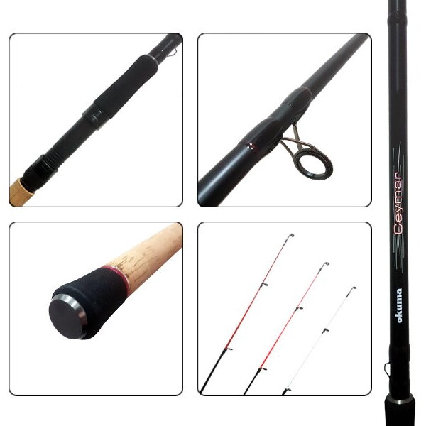 Lansetă Okuma Ceymar Feeder, 3m/40-80g, 3+3buc