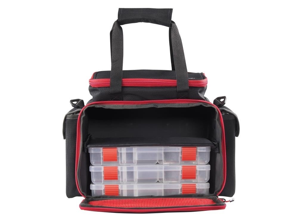 Geantă Abu Garcia XL Lure Bag Pike (7 cutii incluse), 47x24x30cm