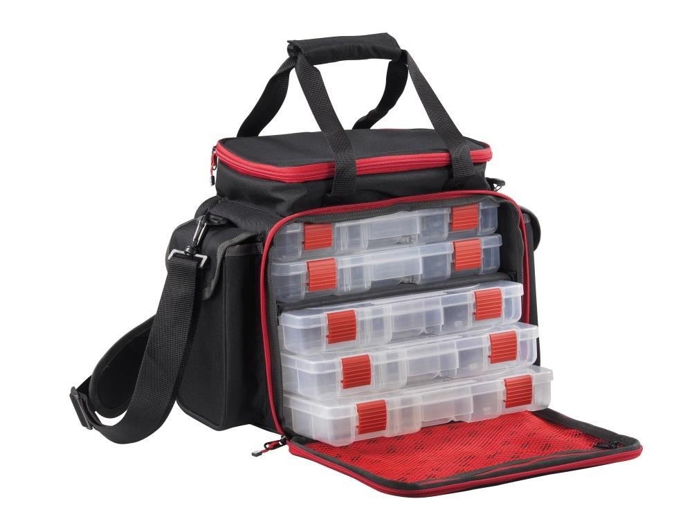 Geantă Abu Garcia XL Lure Bag Pike (7 cutii incluse), 47x24x30cm