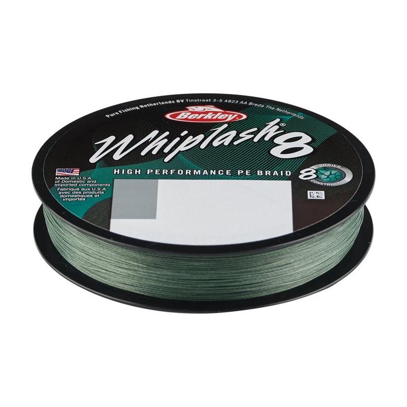 Fir Textil Berkley Whiplash 8 Moss Green 0.08mm, 12.9kg, 150m