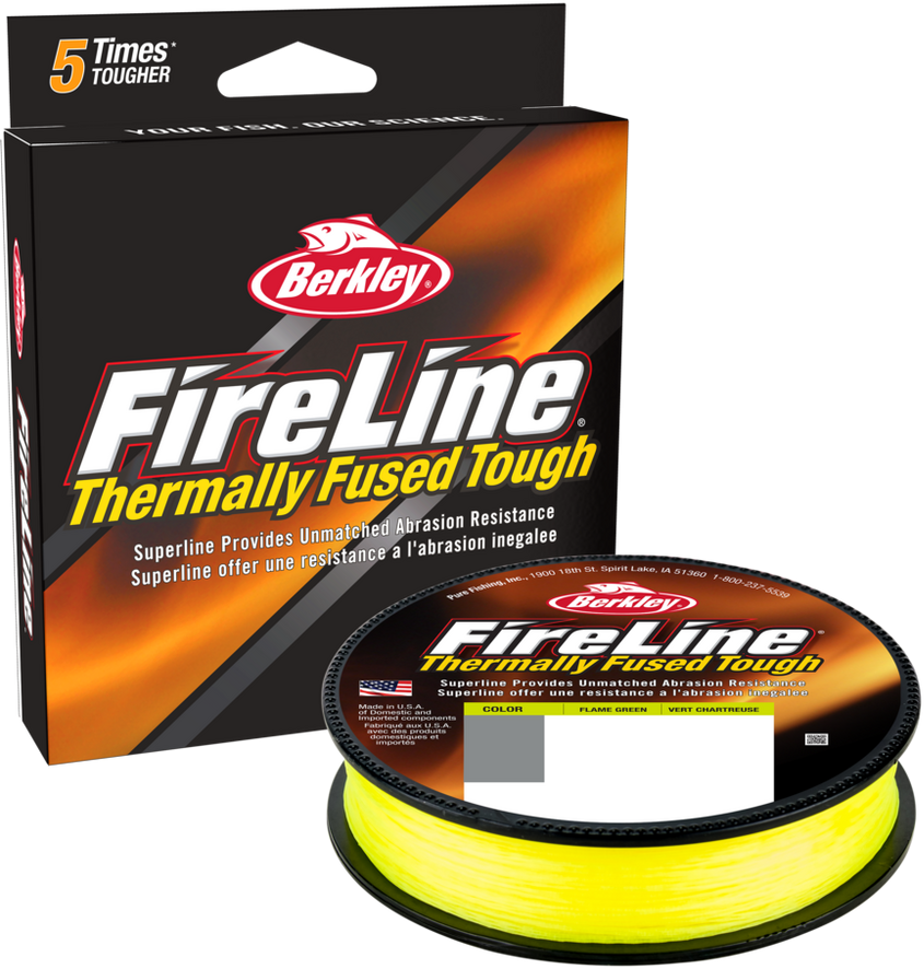 Fir Textil Berkley FireLine Fused Original Flame Green 0.12mm, 7.2kg, 150m