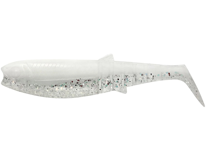 Shad Savage Gear Cannibal Shad White Flash 10cm/9g, 1buc/plic