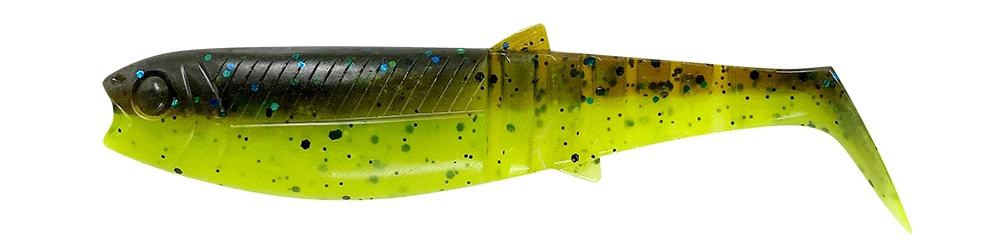Shad Savage Gear Cannibal Shad Chartreuse Pumpkin 10cm/9g, 1buc/plic