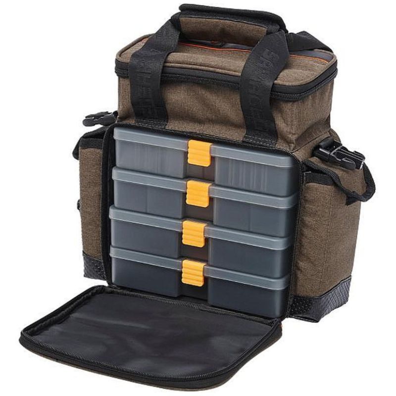 Geantă spinning + 6 cutii Savage Gear Specialist Lure Bag Small, 25x35x14cm, 8L