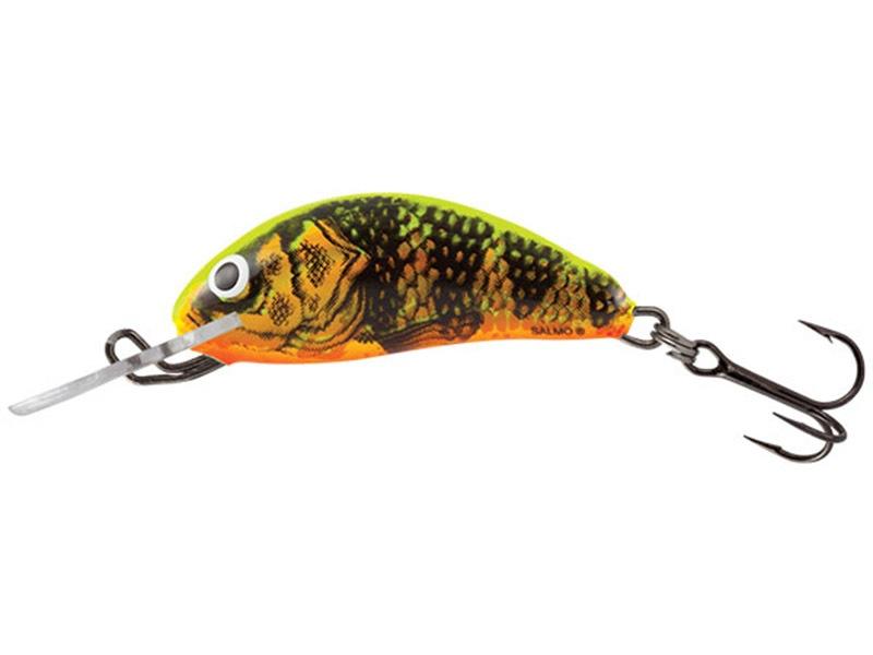 Vobler Salmo Hornet H4F, Floating, Gold Fluo Perch, 4cm/3g