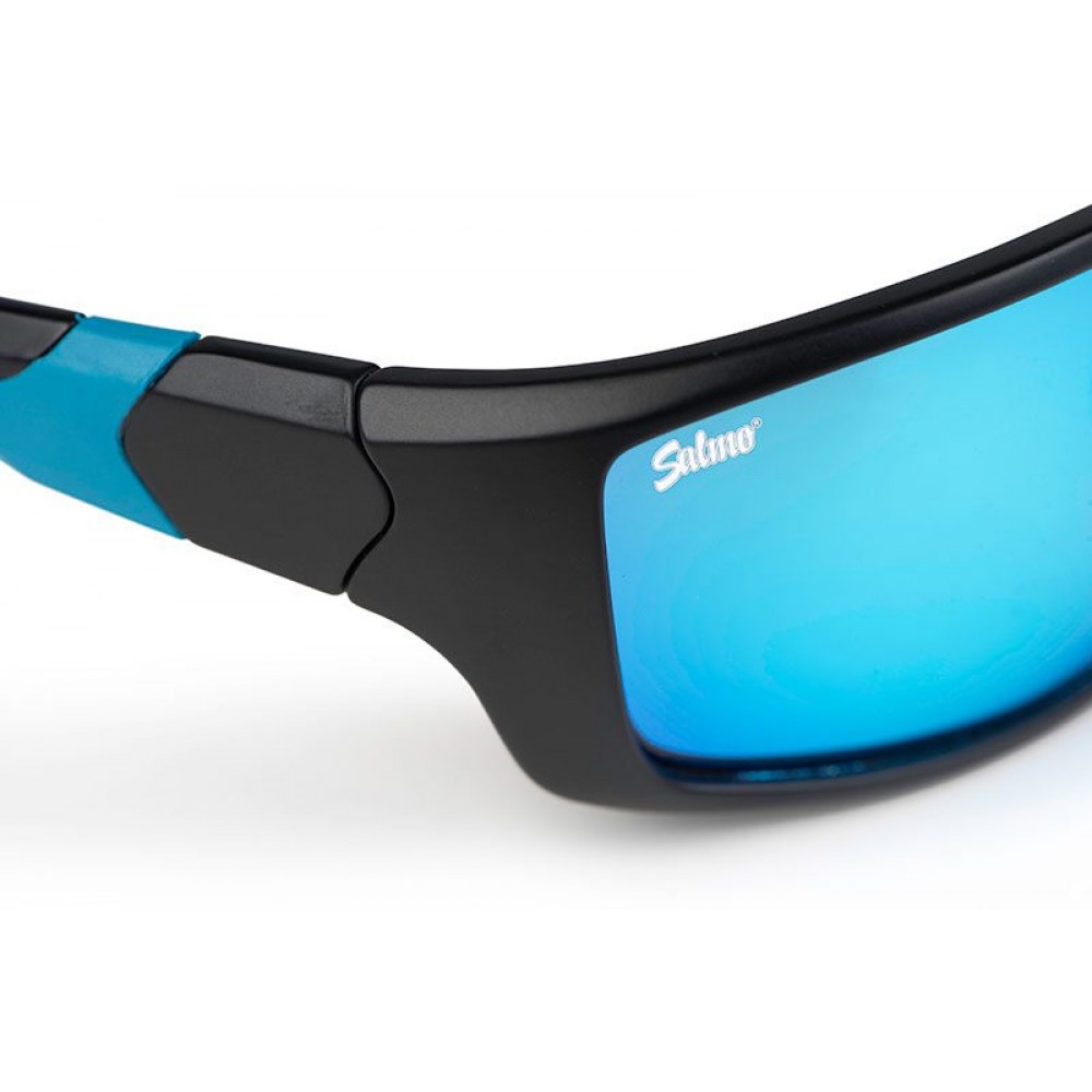 Ochelari polarizați Salmo Wraps Eyewear, Black/Blue