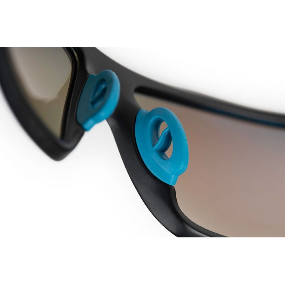 Ochelari polarizați Salmo Wraps Eyewear, Black/Blue