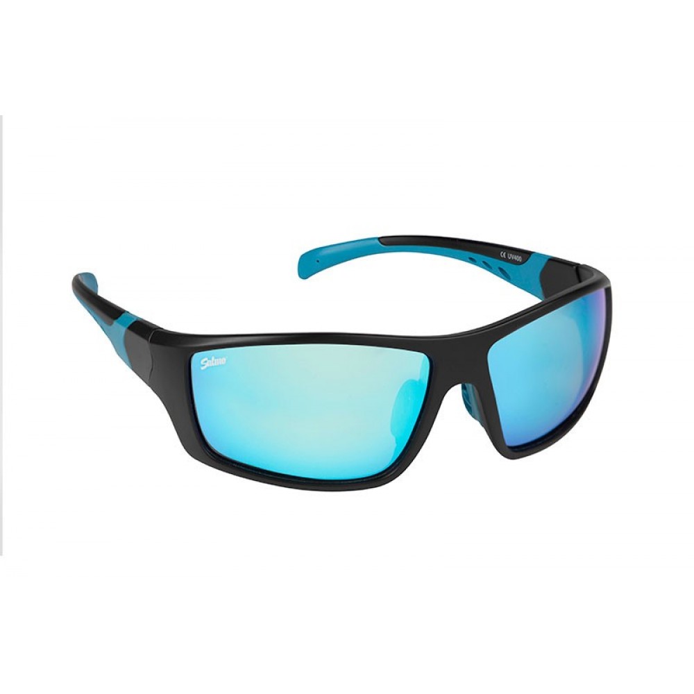 Ochelari polarizați Salmo Wraps Eyewear, Black/Blue