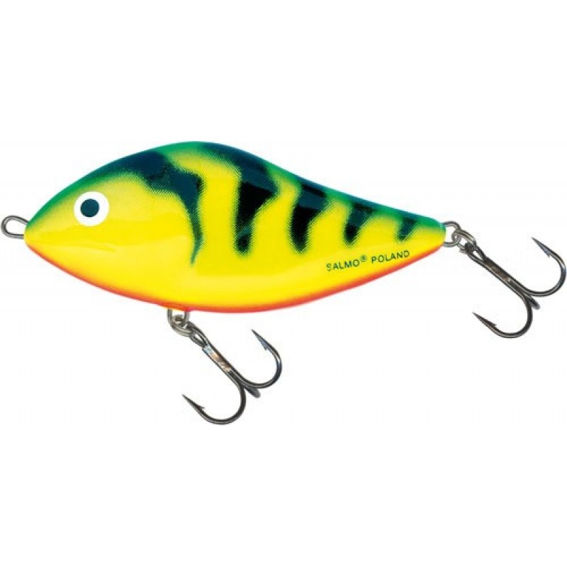 Vobler Salmo Slider, Sinking, Green Tiger, 7cm/21g