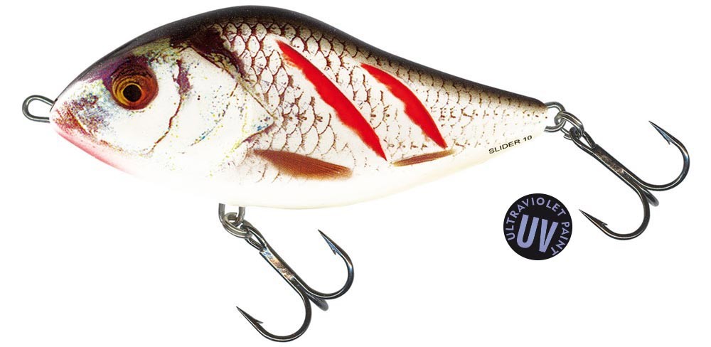 Vobler Salmo Slider, Sinking, Wounded Real Grey Shiner, 7cm/21g