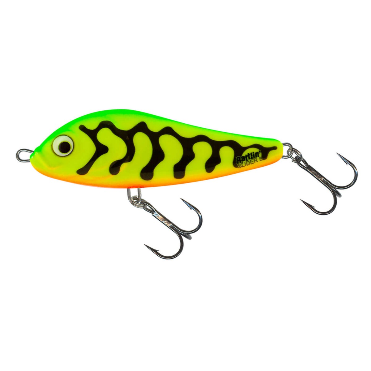 Vobler Salmo Rattlin' Slider, Sinking, Green Tiger, 8cm/20g