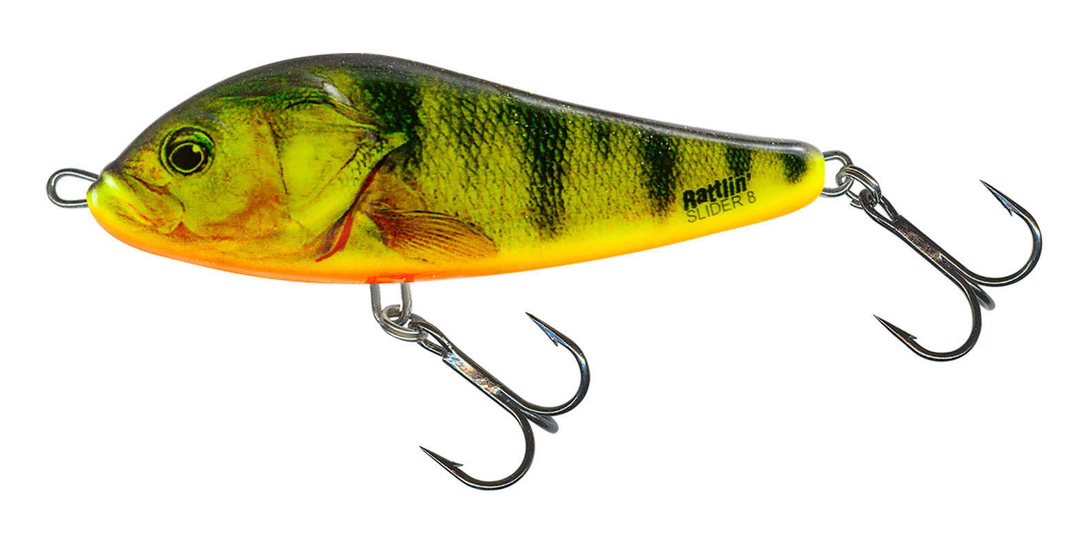Vobler Salmo Rattlin' Slider, Sinking, Supernatural Hot Perch, 8cm/20g