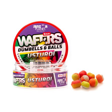 Wafters Senzor Planet Dumbells & Balls Bicolor, Usturoi, 8mm/30g