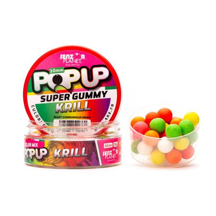 Pop-up Senzor Planet Super Gummy, Krill, 10mm/30g