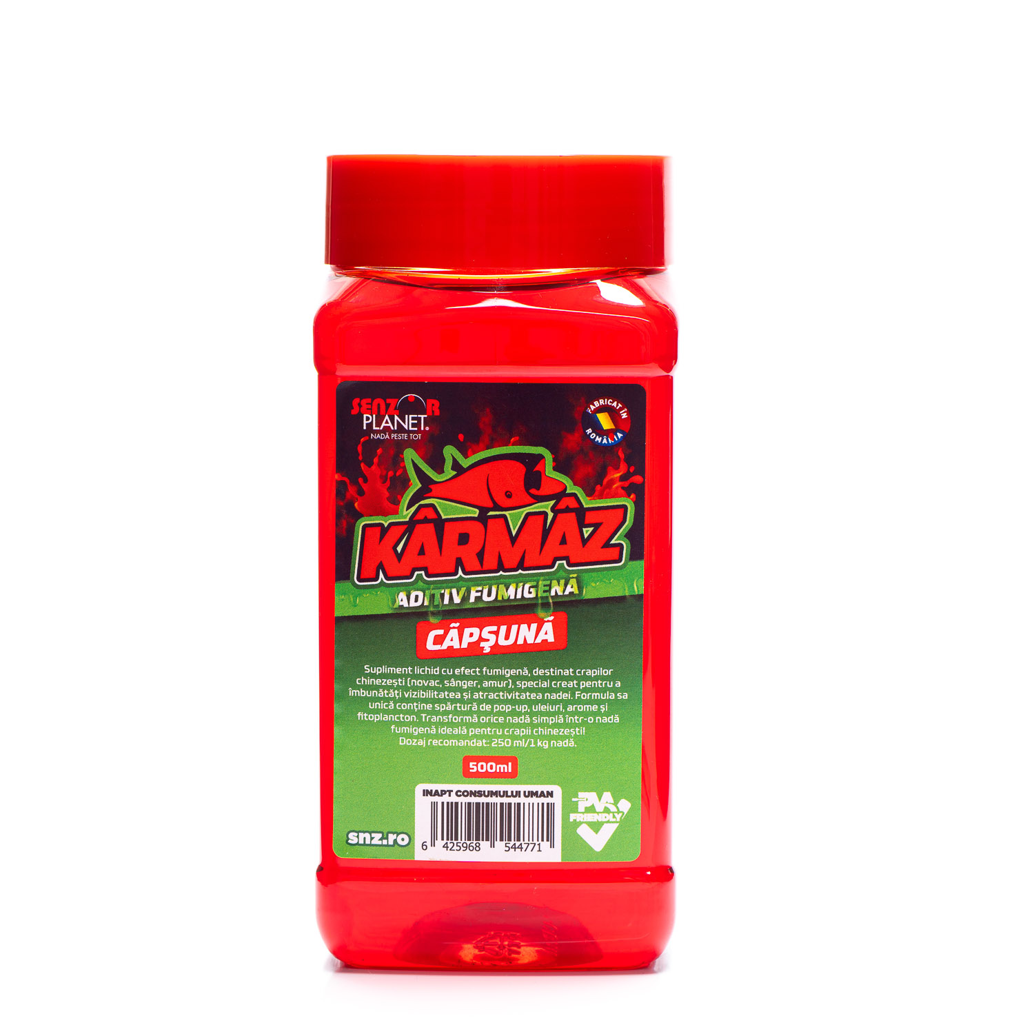 Aditiv lichid novac fumigenă Senzor Planet Karmaz, Căpșună, 500ml
